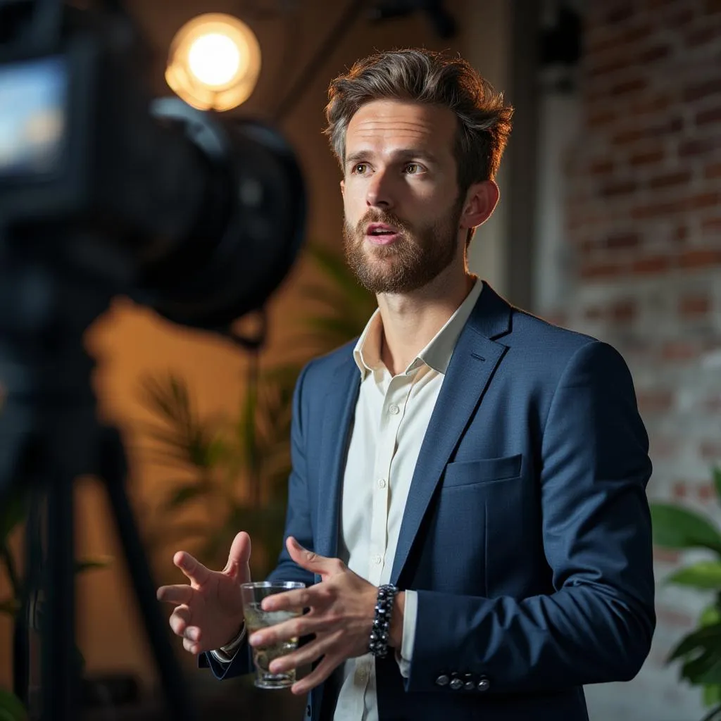 Entrevista en canal de negocios